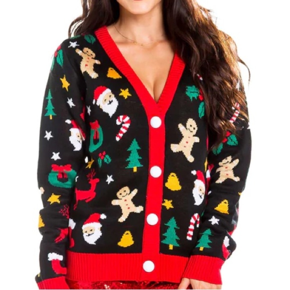 Tipsy Elves Cookie Christmas Cardigan​